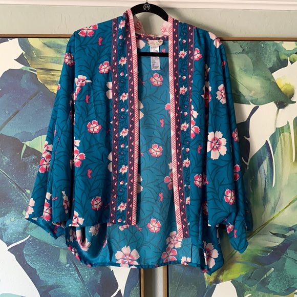 Free People Tops - Free people short kimono one size